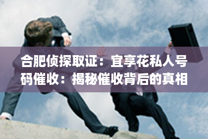 合肥侦探取证：宜享花私人号码催收：揭秘催收背后的真相与应对策略