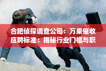 合肥侦探调查公司：万乘催收应聘标准：揭秘行业门槛与职业素养