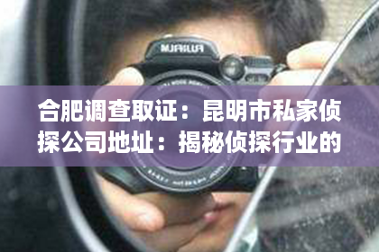 合肥调查取证:昆明市私家侦探公司地址:揭秘侦探行业的神秘角落 合肥调查取证:昆明市私家侦探公司地址:揭秘侦探行业的神秘角落
