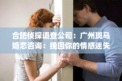 合肥侦探调查公司：广州斑马婚恋咨询：挽回你的情感迷失