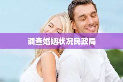 调查婚姻状况民政局