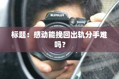 标题：感动能挽回出轨分手难吗？