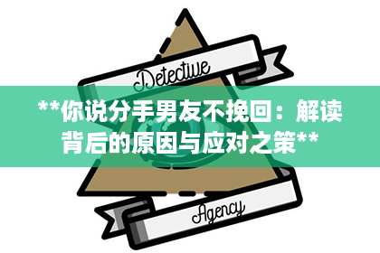 **你说分手男友不挽回：解读背后的原因与应对之策**