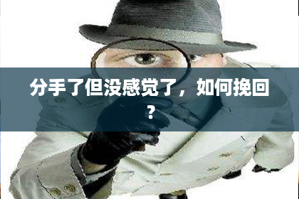 分手了但没感觉了，如何挽回？