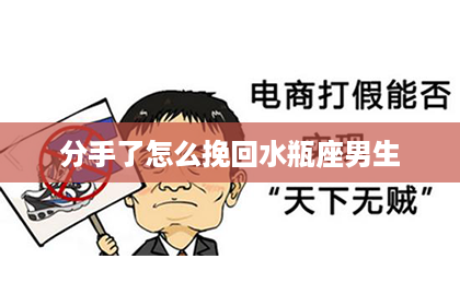 分手了怎么挽回水瓶座男生