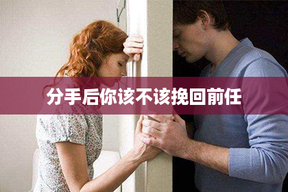 分手后你该不该挽回前任 分手后你该不该挽回前任